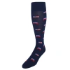 Trafalgar Show Your Support Political Party Over The Calf Socks In Blue