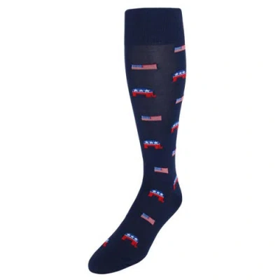 Trafalgar Show Your Support Political Party Over The Calf Socks In Blue