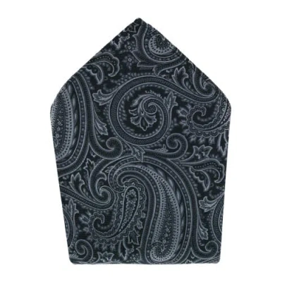Trafalgar Sobee Collection Pocket Square In Black