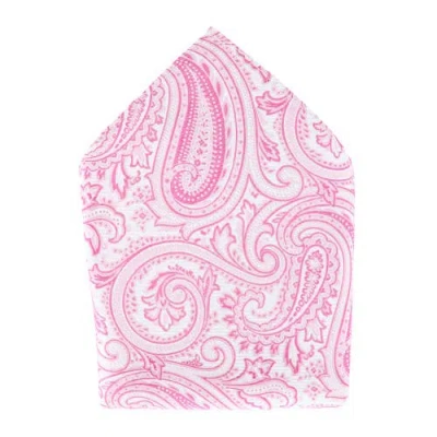 Trafalgar Sobee Collection Pocket Square In Pink