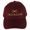 Trafalgar 's Solid Wool Touch Baseball Cap In Burgundy