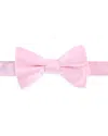 Trafalgar Sutton Solid Silk Bow Tie In Pink