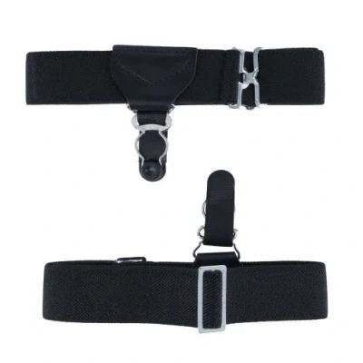 Trafalgar Sutton Single Grip Sock Garters In Black
