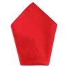 Trafalgar Sutton Solid Color 13 Inch Silk Pocket Square In Red