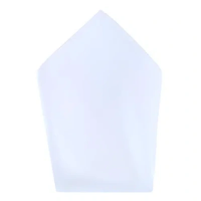 Trafalgar Men's Silk Pocket Square In White