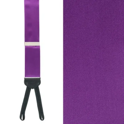 Trafalgar Sutton Formal Silk Brace In Purple