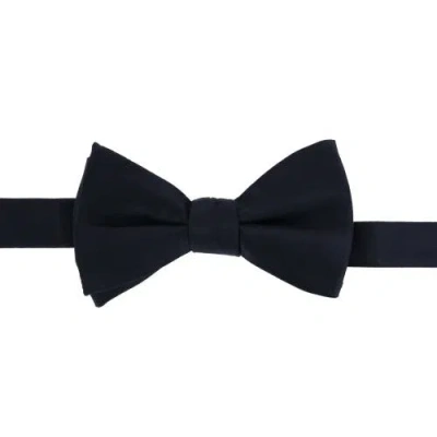 Trafalgar Sutton Solid Colour Silk Self-tie Bow Tie In Black