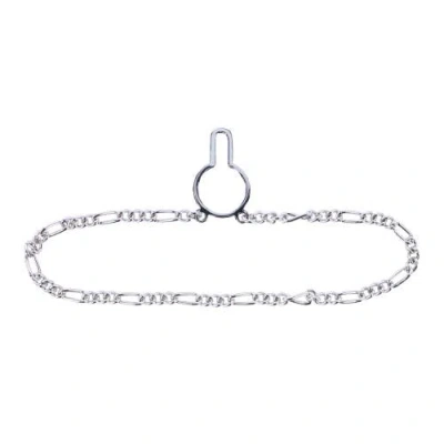 Trafalgar Sutton Sterling Silver Figaro Tie Chain