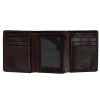 Trafalgar Tennyson Tri-fold Genuine Leather Wallet With Id Window