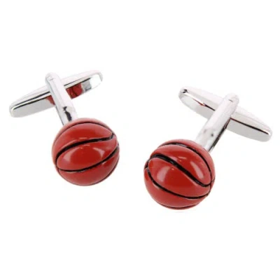 Trafalgar The Athletic Club Basketball Cufflinks In Metallic