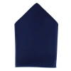Trafalgar The Gatsby 12 Inch Solid Silk Pocket Square In Blue