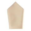 Trafalgar The Gatsby Solid 12 Inch Silk Pocket Square In Gold