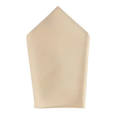 Trafalgar The Gatsby Solid 12 Inch Silk Pocket Square In Gold