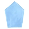 Trafalgar The Gatsby Solid 12 Inch Silk Pocket Square In Light Blue