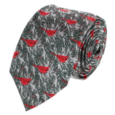 Trafalgar The Snowy Virginia Nightingale Silk Novelty Necktie In Multi