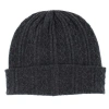 Trafalgar The Windsor Merino Wool Cable Knit Beanie In Gray