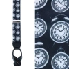 Trafalgar Ticking Time Clock Silk Brace In Black