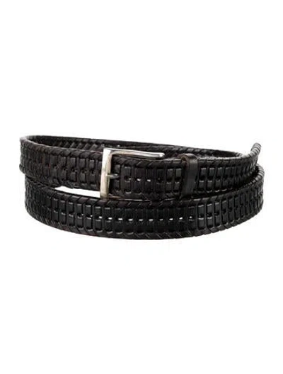 Pre-owned Trafalgar Vintage Leather Belt In Brown