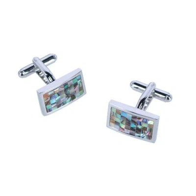 Trafalgar Walken The Mother Of Pearl Cufflinks In Silver