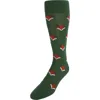Trafalgar What Did The Fox Say Mid-calf Mercerized Cotton Novelty Socks