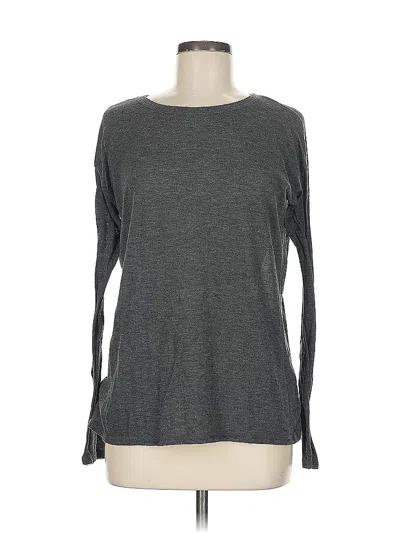 Pre-owned Trafaluc By Zara 3/4 Sleeve T-shirt In Gray