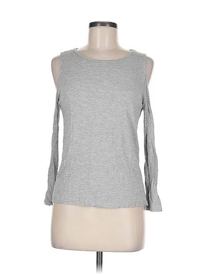 Pre-owned Trafaluc By Zara 3/4 Sleeve T-shirt In Gray