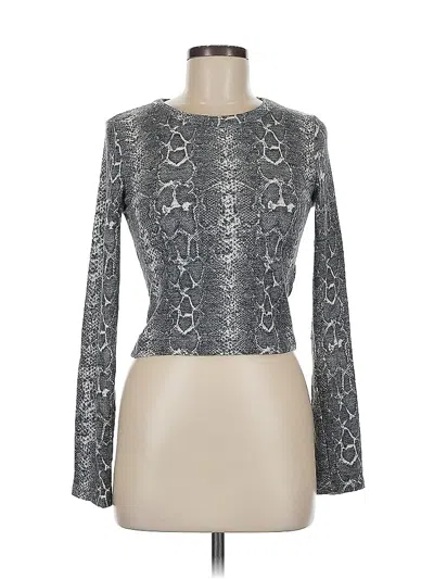 Pre-owned Trafaluc By Zara Cardigan Sweater In Silver