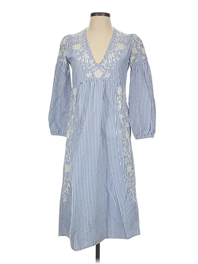 Pre-owned Trafaluc By Zara Casual Dress In Blue