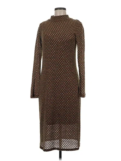 Pre-owned Trafaluc By Zara Casual Dress In Brown
