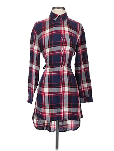 Pre-owned Trafaluc By Zara Casual Dress In Burgundy
