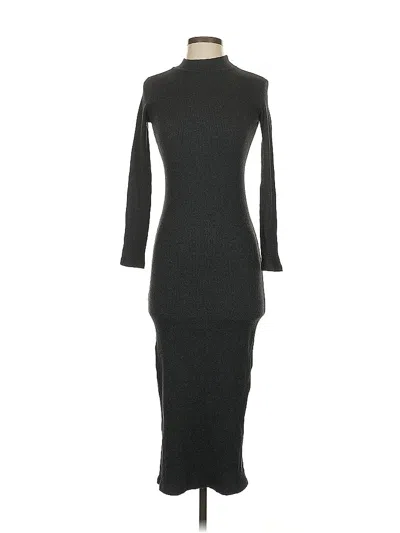 Pre-owned Trafaluc By Zara Casual Dress In Gray