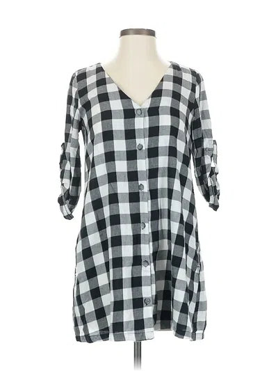 Pre-owned Trafaluc By Zara Casual Dress In Gray