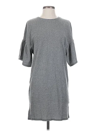Pre-owned Trafaluc By Zara Casual Dress In Gray