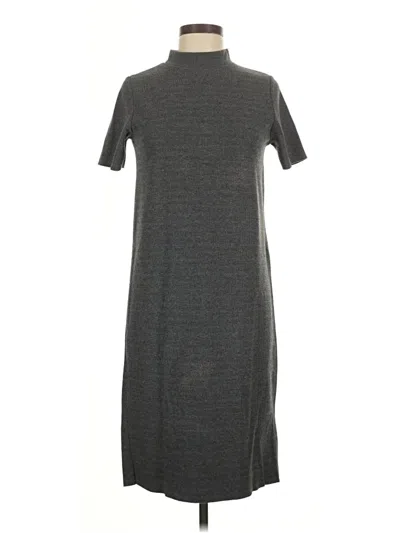Pre-owned Trafaluc By Zara Casual Dress In Gray