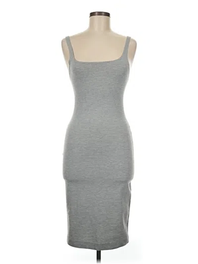 Pre-owned Trafaluc By Zara Casual Dress In Gray