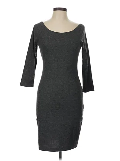 Pre-owned Trafaluc By Zara Casual Dress In Gray