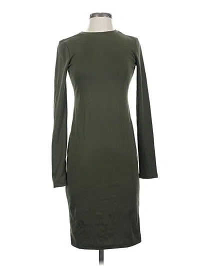 Pre-owned Trafaluc By Zara Casual Dress In Green
