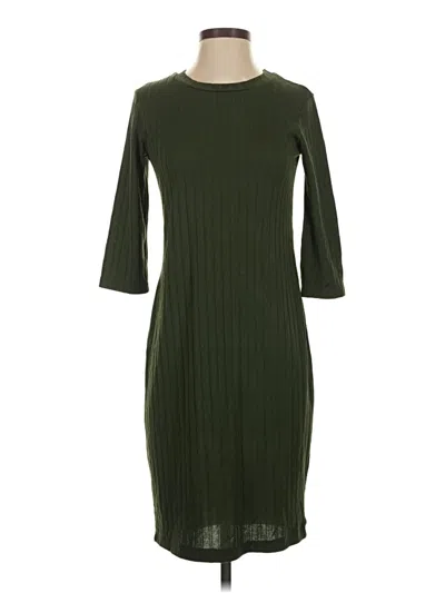 Pre-owned Trafaluc By Zara Casual Dress In Green
