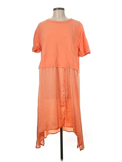 Pre-owned Trafaluc By Zara Casual Dress In Orange
