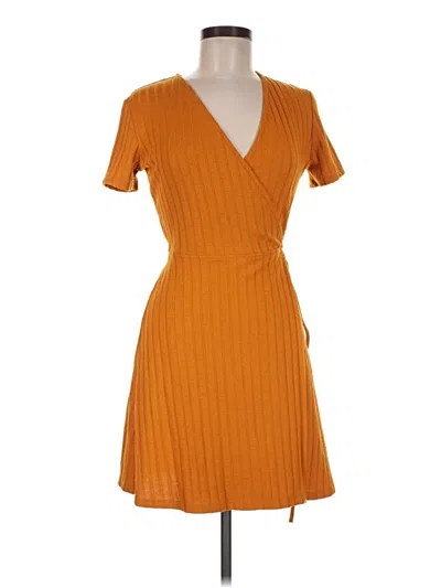 Pre-owned Trafaluc By Zara Casual Dress In Orange