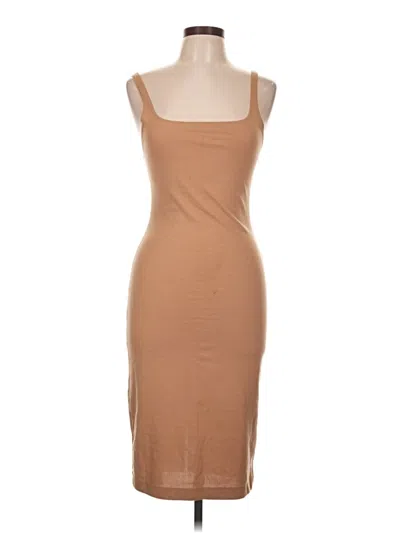 Pre-owned Trafaluc By Zara Casual Dress In Tan