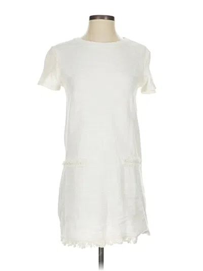 Pre-owned Trafaluc By Zara Casual Dress In White