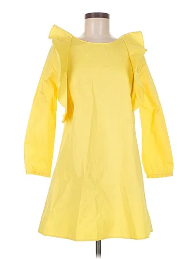 Pre-owned Trafaluc By Zara Casual Dress In Yellow