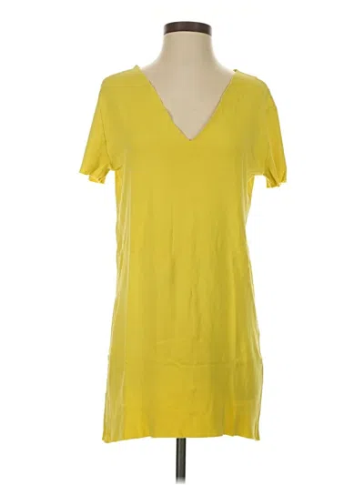 Pre-owned Trafaluc By Zara Casual Dress In Yellow