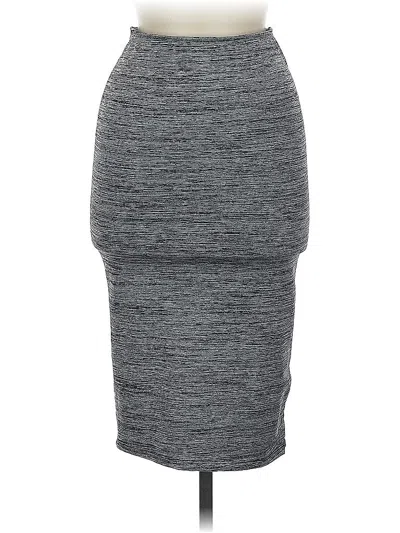Pre-owned Trafaluc By Zara Casual Skirt In Gray