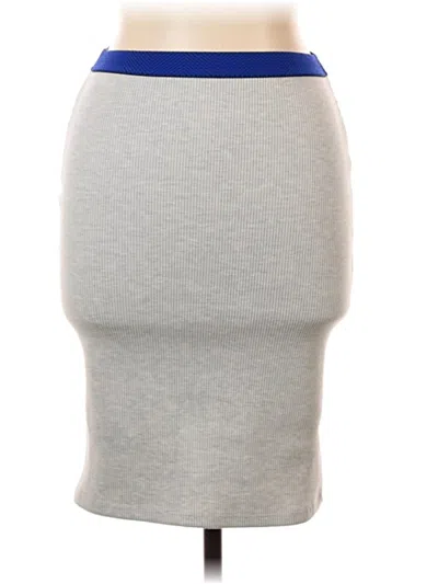 Pre-owned Trafaluc By Zara Casual Skirt In Gray