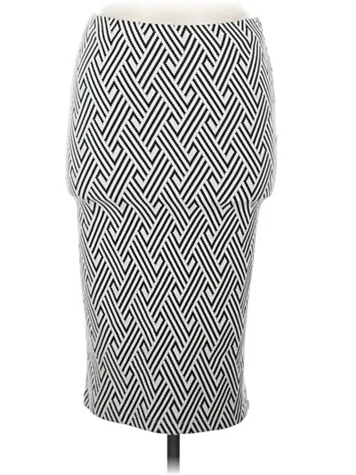 Pre-owned Trafaluc By Zara Casual Skirt In Gray