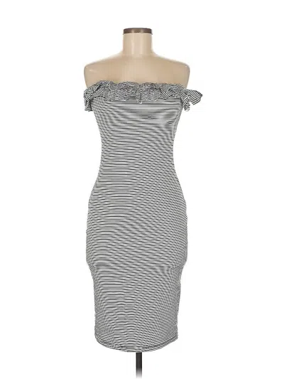 Pre-owned Trafaluc By Zara Cocktail Dress In Gray