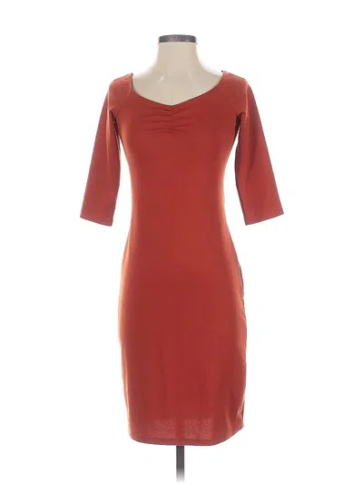 Trafaluc By Zara Cocktail Dress In Orange