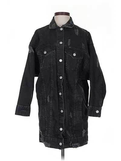 Pre-owned Trafaluc By Zara Denim Jacket In Black